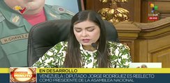 Asamblea Nacional de Venezuela da lectura al Artículo 9 de junta directiva