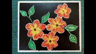 Texture Painting | Impasto Painting Hack | Flower Painting | Easy 3d painting | Art and Craft