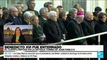 Informe desde Ciudad del Vaticano: 50.000 fieles dieron el último adiós a Benedicto XVI
