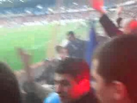 PSG BASTIA supporter bastiais entrée des joueurs