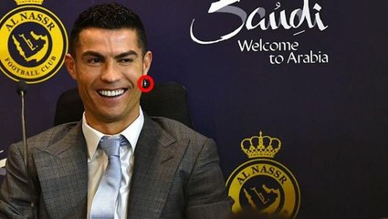 İmza töreninde Ronaldo'nun küpesindeki detay Suudi Arabistan'da çok tartışılır