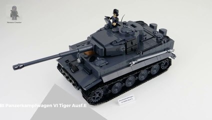 COBI World War II | 2538 --- Panzerkampfwagen VI Tiger Ausf.E --- unboxing and pure build --- part 3