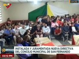 Instalan y juramentan nueva directiva del Concejo Municipal de San Fernando en el estado Apure