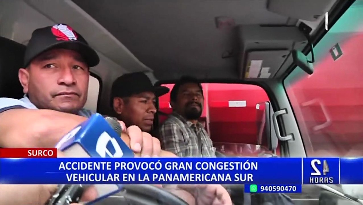 Surco: motociclista muere tras chocar contra bus de transporte público
