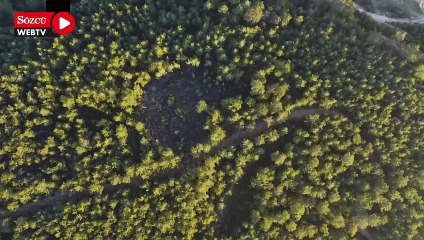 Akbelen'de inşaat çalışmalarının son hali görüntülendi