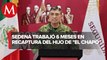 Sedena reporta 19 bloqueos de criminales tras detención de Ovidio Guzmán