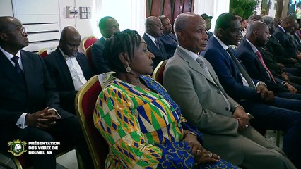 Présentation des vœux 2023, des présidents des institutions de la république au Chef de l'Etat