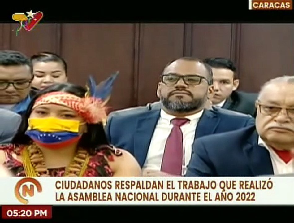 Caraqueños respaldan los trabajos realizados por la Asamblea Nacional en el año 2022
