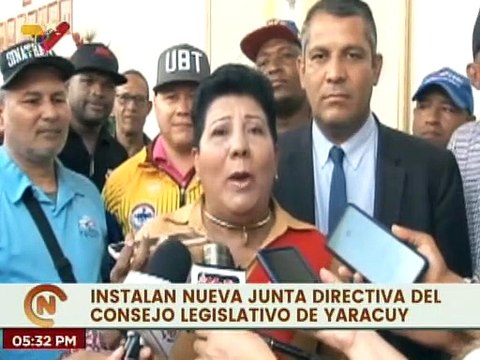 Instalan nueva junta directiva del Consejo Legislativo del estado Yaracuy para el año 2023-2024
