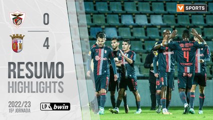 Highlights: Santa Clara 0-4 SC Braga (Liga 22/23 #15)