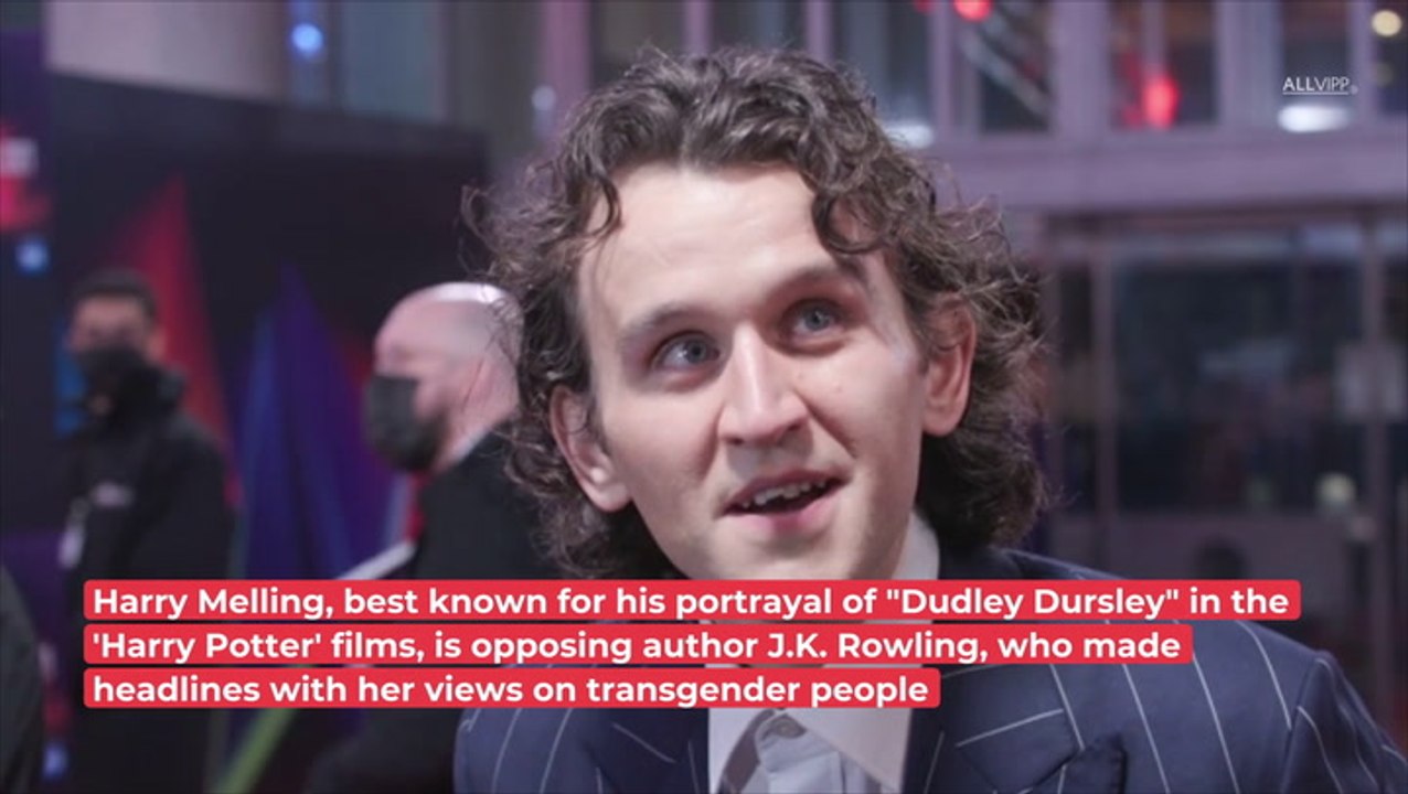 'Harry Potter' "Dudley" Star Harry Melling Takes On J.K. Rowling