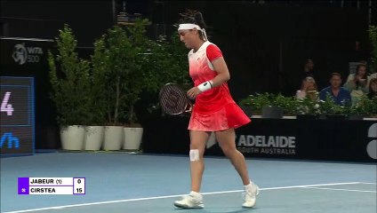Adélaïde - Jabeur commence bien la nouvelle année en sortant Cirstea