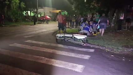 Carro do Super Puppo e moto colidem fortemente no Periolo