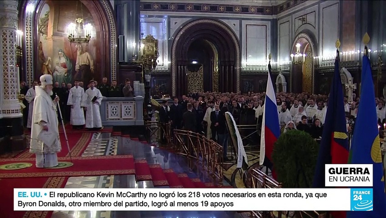 Presidente ruso ordenó a sus tropas en Ucrania un cese el fuego de 36 horas por Navidad ortodoxa