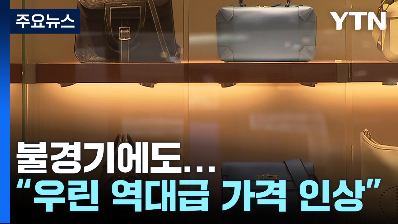 '새해 왔으니 가격 올리자'...명품업계 도미노 가격 인상 / YTN