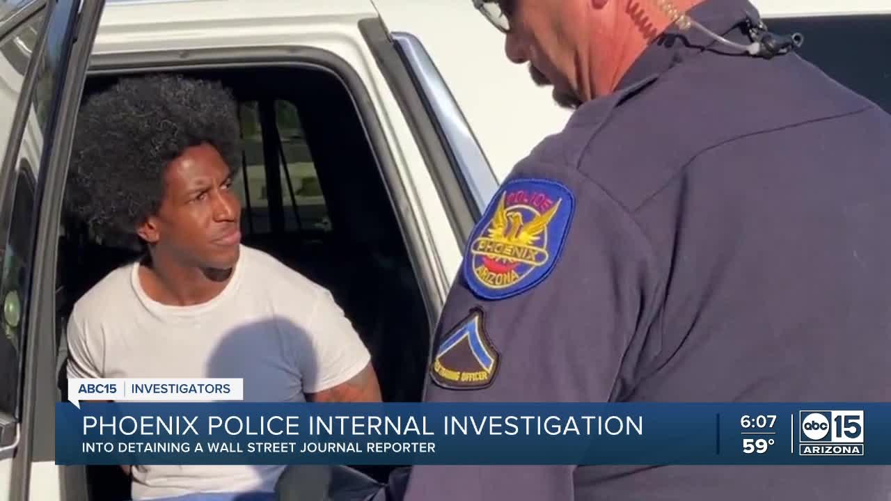 Phoenix PD internal investigation after journalist arrest - video ...
