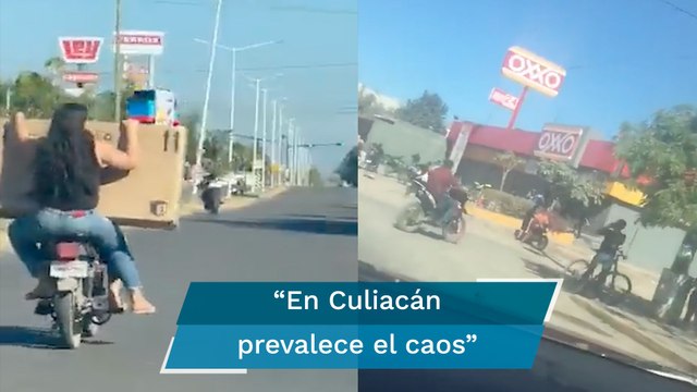 Tras recaptura de Ovidio Guzmán, El Ratón”, reportan saqueos en Culiacán, Sinaloa