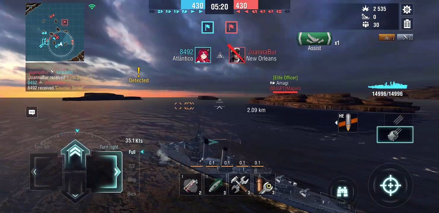 world of warships blitz gameplay