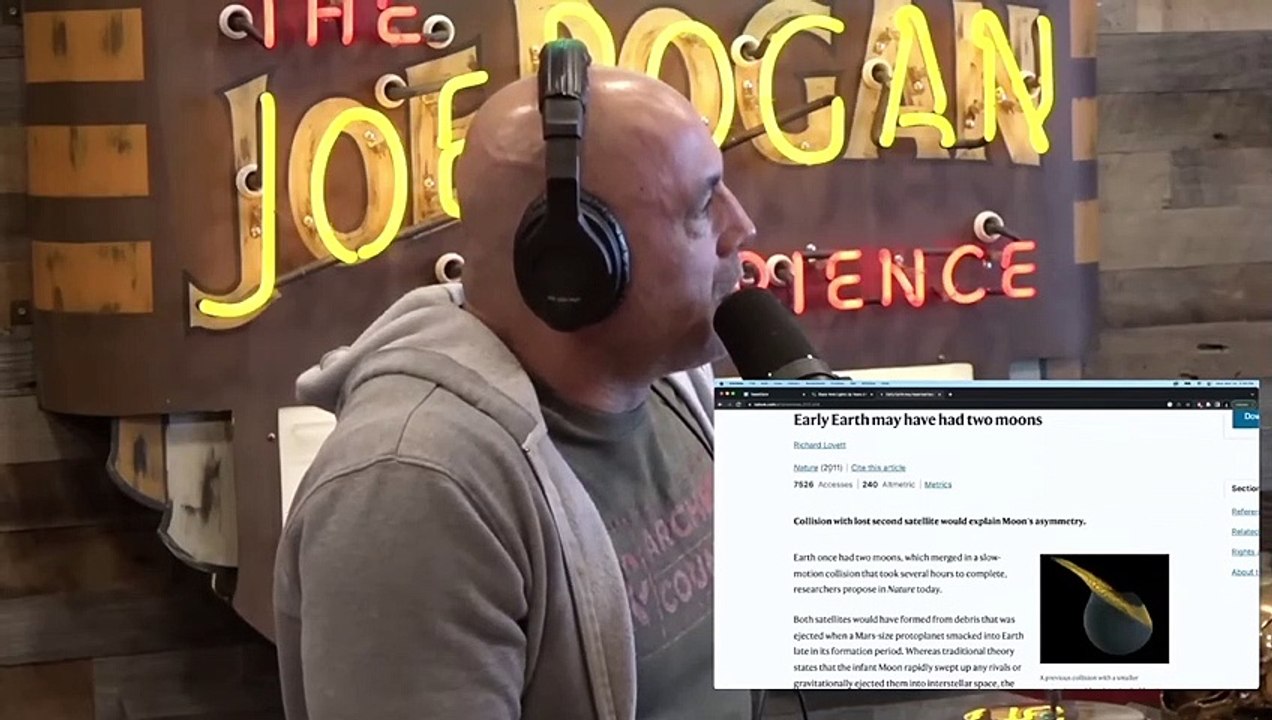 Joe Rogan: The Earth Once Had 2 Moon's In The Past?! The Chaos Of ...