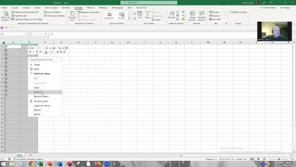 Excel via Word pour créer une colonne ABCD etc