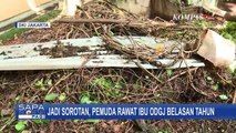 Terbengkalai Selama 12 Tahun, Petugas Damkar Jakarta Timur Semprot Rumah Ibu Eny dengan Disinfektan!