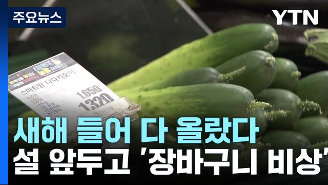 새해 들어 다 올랐다...채솟값 급등 '장바구니 비상' / YTN
