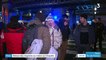 Des dizaines de migrants de retour, une nouvelle fois, Porte de la Chapelle à Paris, pour tenter d'installer un campement sous le métro aérien