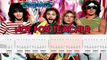 VAN HALEN - HOT FOR TEACHER Guitar Tab | Guitar Cover | Karaoke | Tutorial Guitar | Lesson | Instrumental | No Vocal