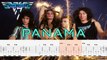 VAN HALEN - PANAMA Guitar Tab | Guitar Cover | Karaoke | Tutorial Guitar | Lesson | Instrumental | No Vocal