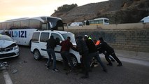 Tokat'ta 5 aracın karıştığı kazada 9 kişi yaralandı