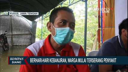 Hampir Sepekan Terendam Banjir, Warga Kudus Mulai Terserang Penyakit
