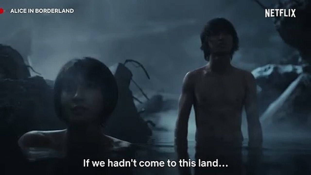 Arisu and Usagi in the Hot Spring  Alice in Borderland  Netflix