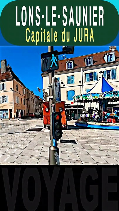 LONS-LE-SAUNIER 2 - TRAVERSÉE DE LA VILLE - Voyage de Tourisme