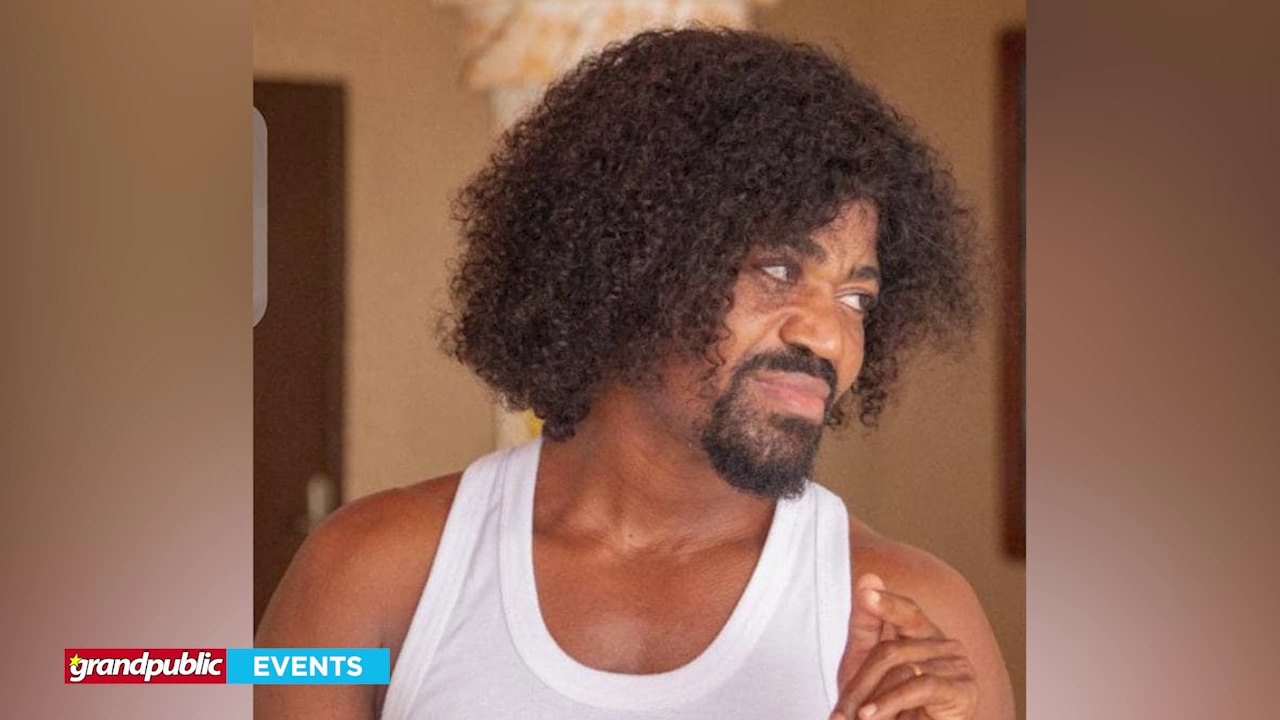 L'artiste Kromozom en one man show à l'institut français de cotonou