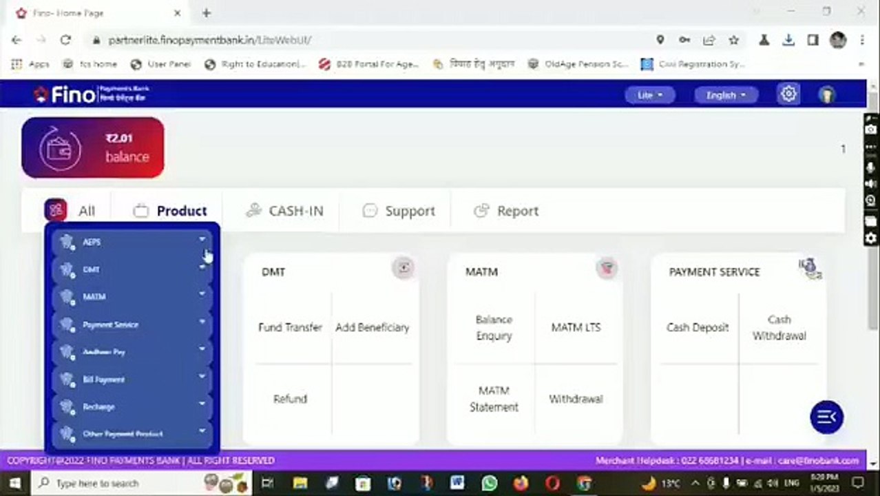 FINOLITE WEIGHT@#FINO BANK BC MARCHENT ID@#VIDEO AEPS ,MONEY TRANFERS