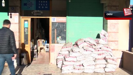 Ordu'da yardım kömürlerini satarken yakalandı
