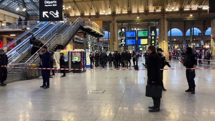 عدة جرحى طعنا بسكين في محطة غار دو نور في باريس