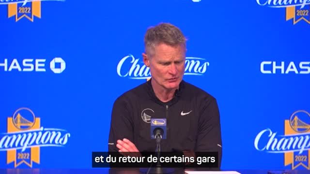Warriors - Kerr : C'est vraiment dur de gagner un match de NBA