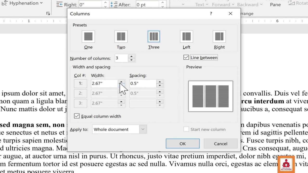 Make a Tri-fold Brochure in Word