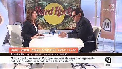 Las condiciones de Salvador Illa para aprobar los presupuestos
