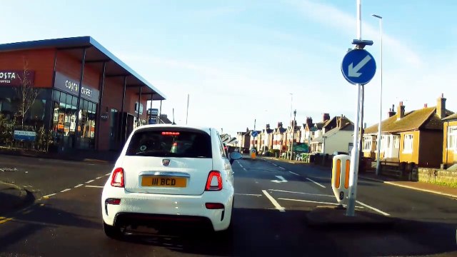 Roadworks causing long delays on Bexhill Road, near to St Leonards and Bexhill, East Sussex