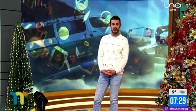 Un minibús protagonizó un accidente en la carretera a Yungas