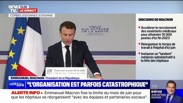 Emmanuel Macron: On doit sortir de la tarification à l'activité dès le prochain projet de loi de financement de la Sécurité sociale