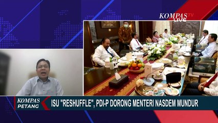 PDIP Dorong Menteri NasDem Mundur, karena Kinerja atau Etika Politik?