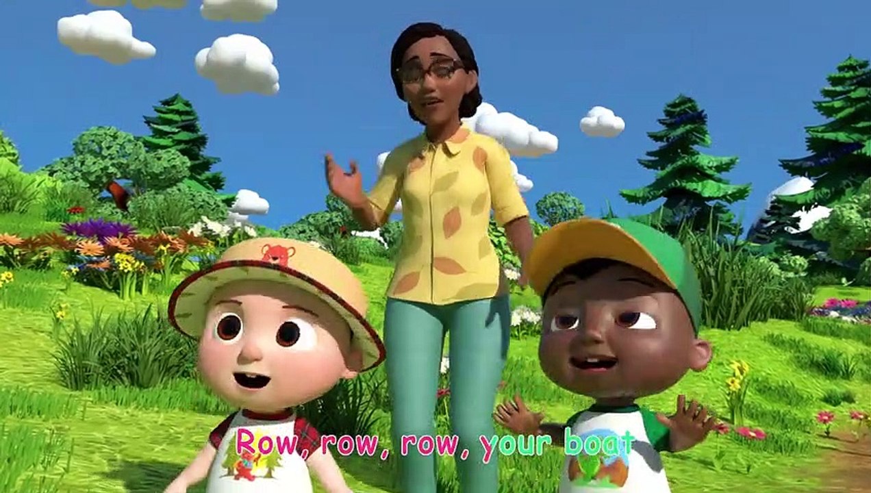 Row Row Row Your Boat _ CoComelon Nursery Rhymes & Kids Songs