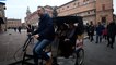 Bologna, il sindaco Lepore porta in giro la Befana e il cardinale Zuppi
