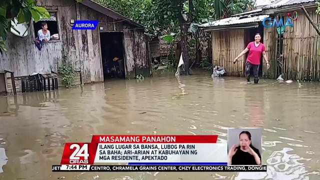 Ilang lugar sa bansa, lubog pa rin sa baha; ari-arian at kabuhayan ng mga residente, apektado | 24 Oras
