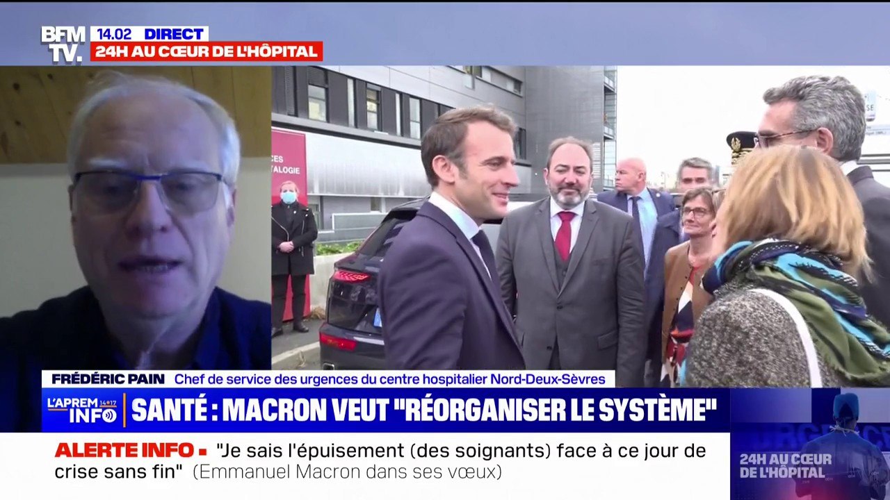 Emmanuel Macron n'a pas pris conscience "de la gravité du problème" selon Frédéric Pain de l'Association des Médecins urgentistes de France
