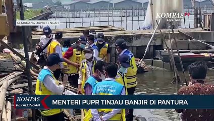 Menteri PUPR Tinjau Banjir di Pantura