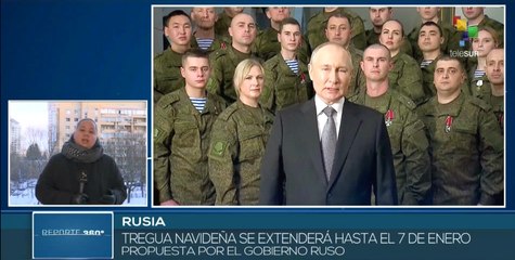 Rusia dispone tregua navideña pese a negativa de Ucrania